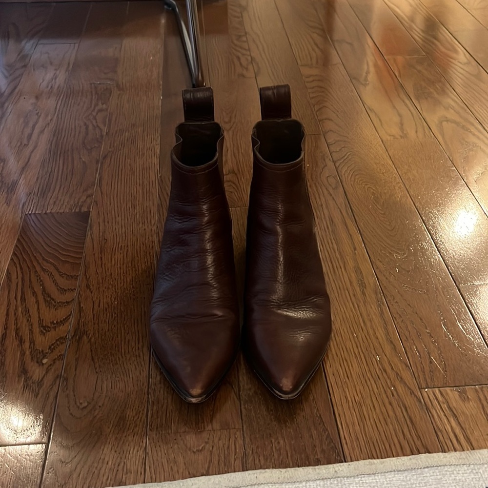 Loeffler Randall brown boots, size 8